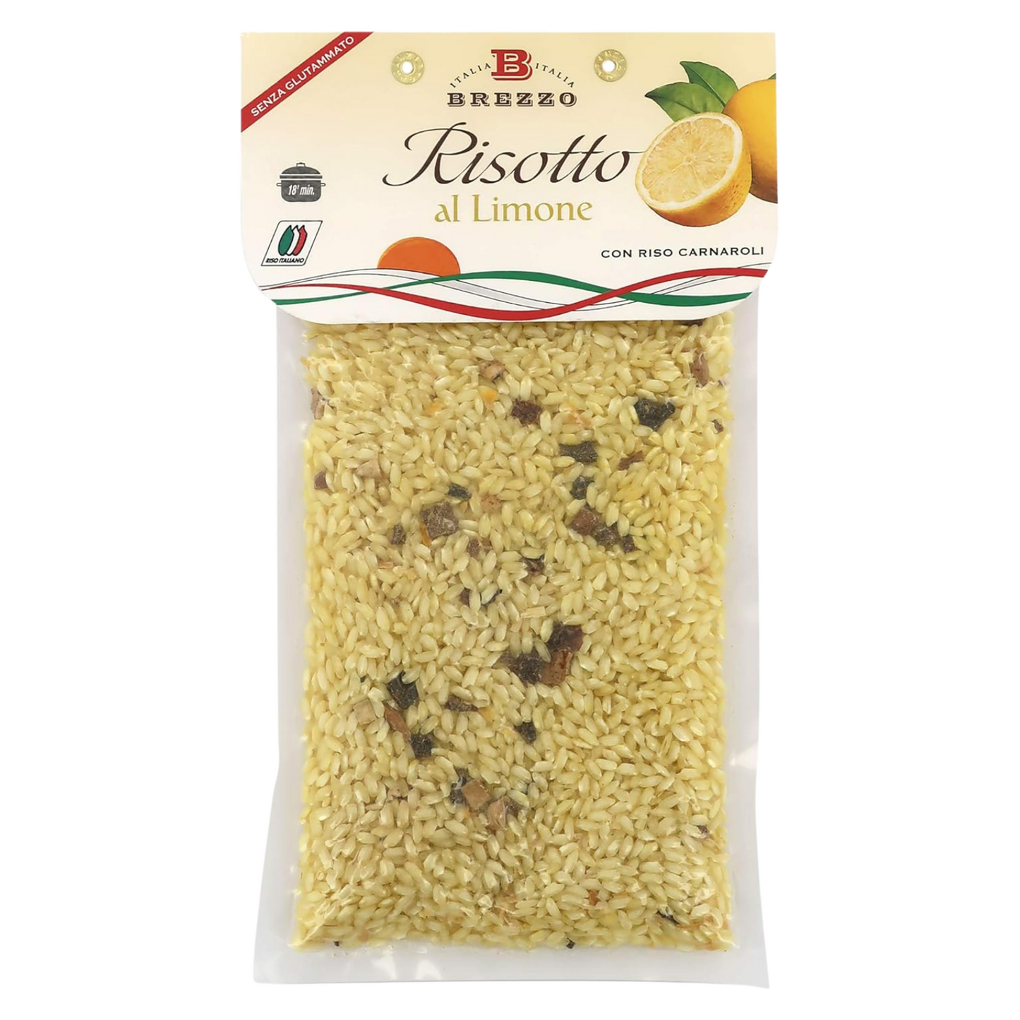 BREZZO Fertigen Risotto: Zitronen-Risotto, Piemonteser Haselnuss-Risotto und Cacio e Pepe-Risotto - 300g