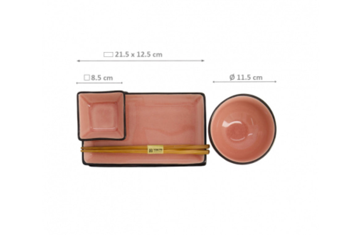 TOKIO DESIGN STUDIO - Sushiset, 8er-Set - Geschenkset in 3 verschiedenen Farben