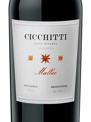 CICCHITTI Gran Reserva Malbec - 75cl