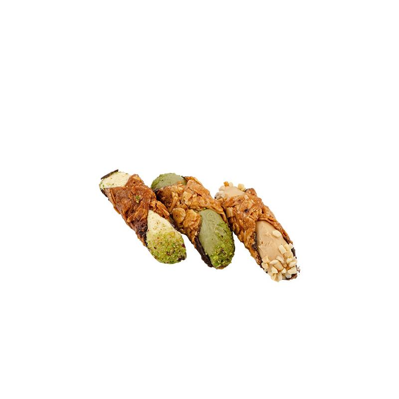 ETNADOLCE Cannoli: Pistazien, Ricotta und Haselnussfüllung - 120 g