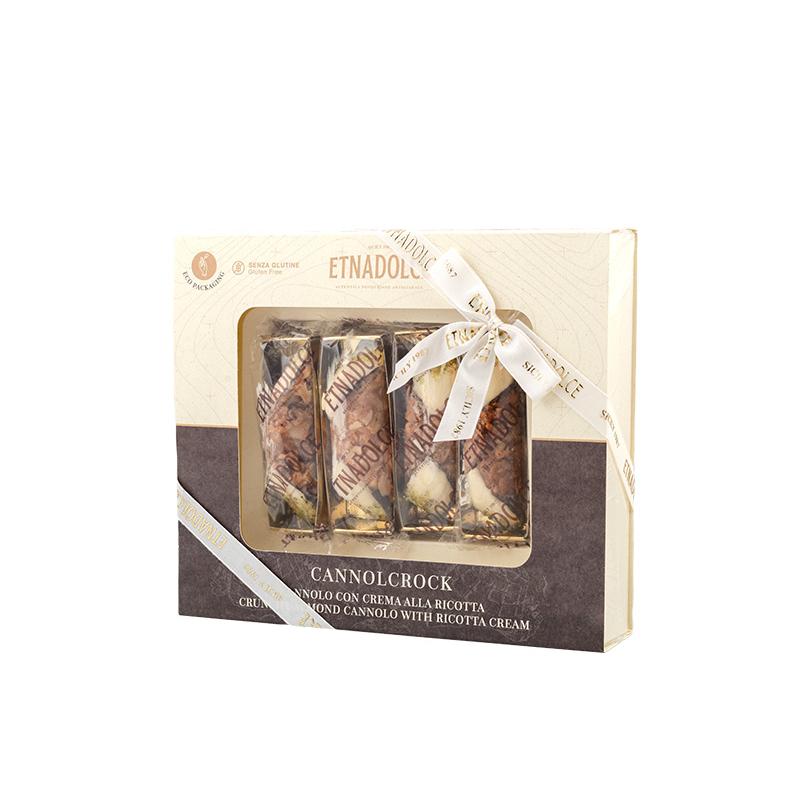 ETNADOLCE Cannoli: Pistazien, Ricotta und Haselnussfüllung - 120 g