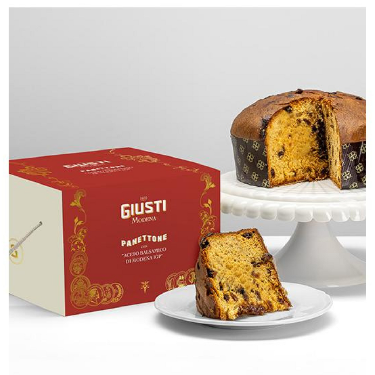 GIUSEPPE GIUSTI Panettone con Crema Aceto Balsamico di Modena IGP - 1kg