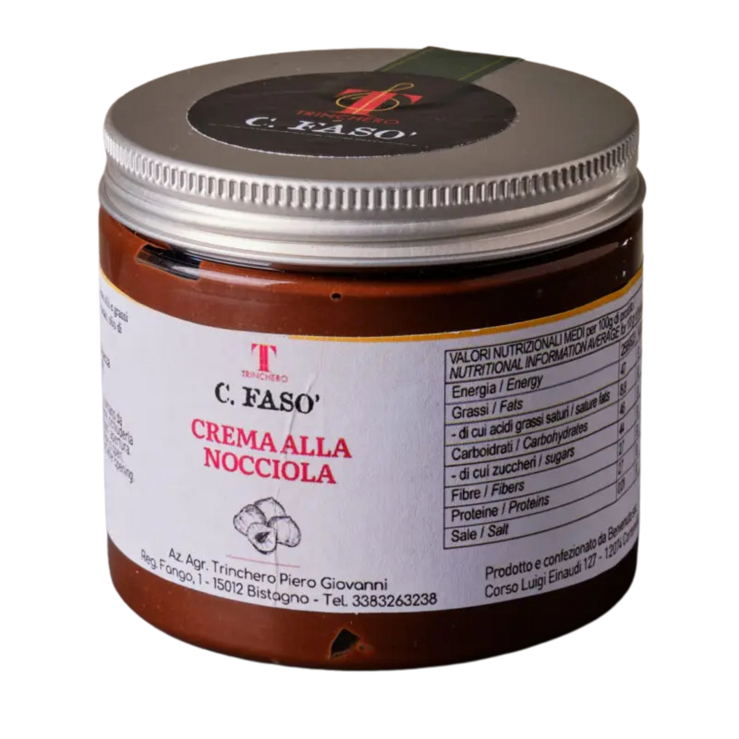 C.FASO Crema alla Nocciola IGP (Haselnusscreme) - 200g