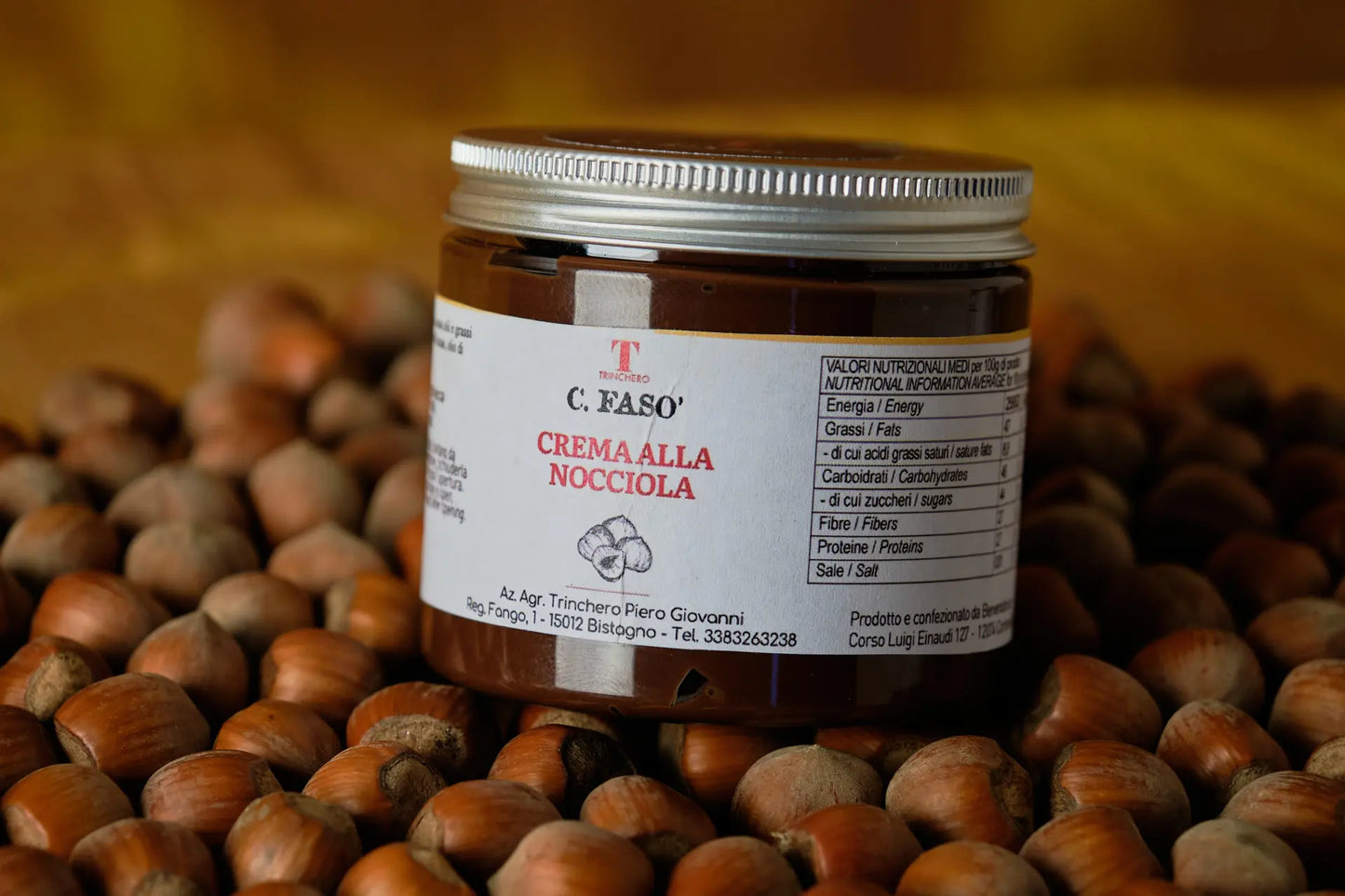 C.FASO Crema alla Nocciola IGP (Haselnusscreme) - 200g