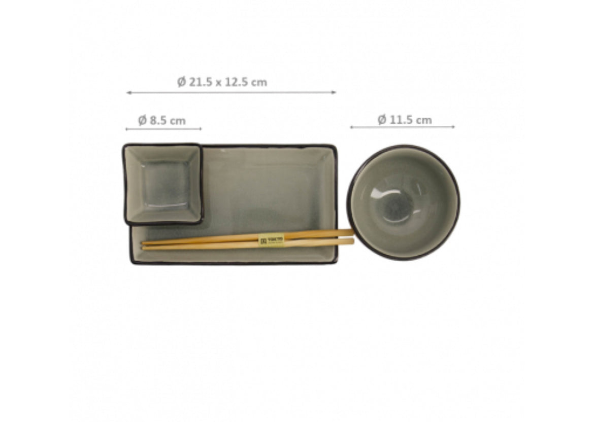 TOKIO DESIGN STUDIO - Sushiset, 8er-Set - Geschenkset in 3 verschiedenen Farben