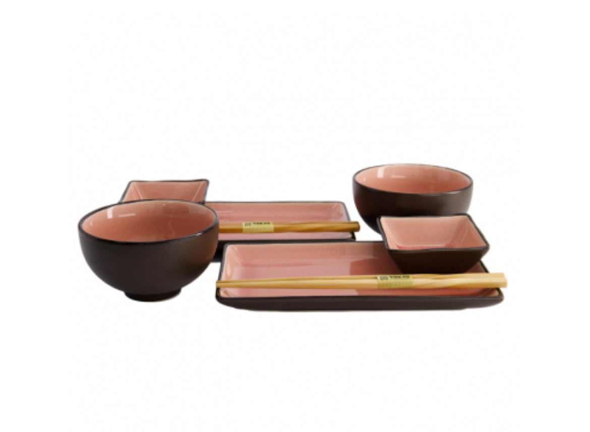 TOKIO DESIGN STUDIO - Sushiset, 8er-Set - Geschenkset in 3 verschiedenen Farben