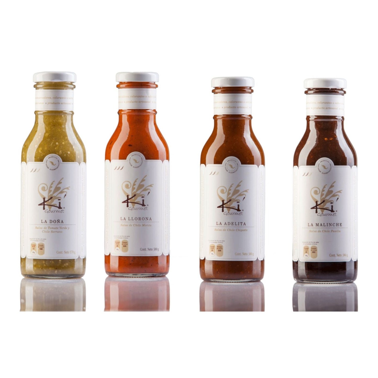 KI'GOURMET Saucen:"LA DOÑA" , "LA LLORONA", "LA ADELITA", "LA MALINCHE", "HUAPANGO"