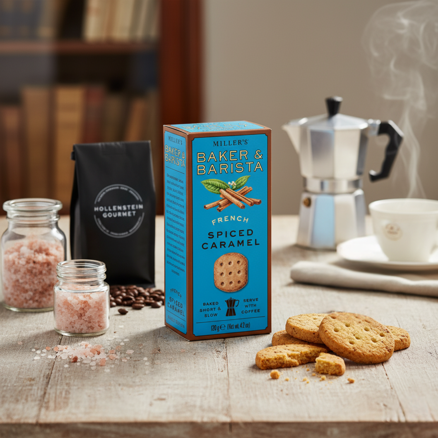 MILLER'S Baker & Barista French Spiced Caramel Cookies- 120g