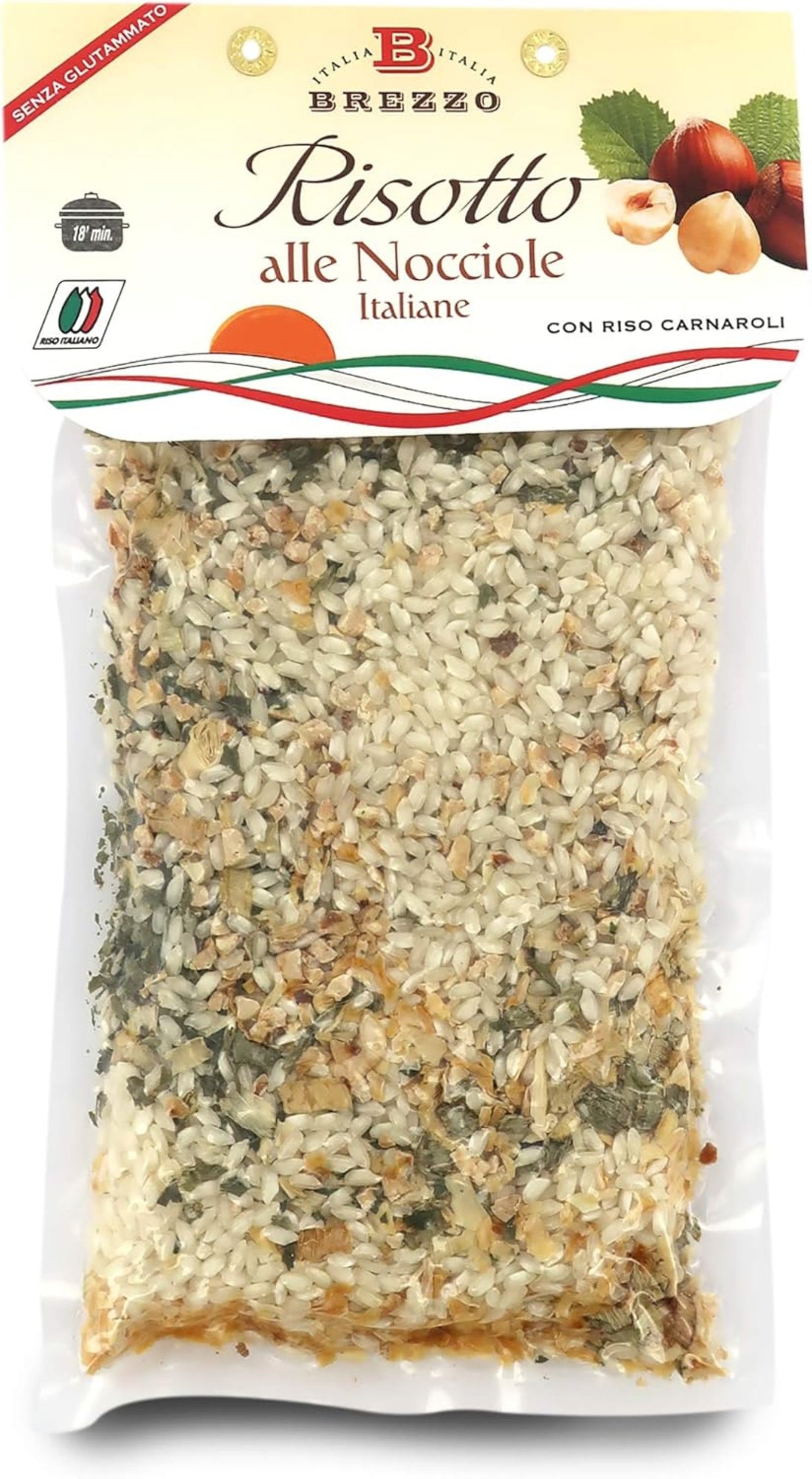 BREZZO Fertigen Risotto: Zitronen-Risotto, Piemonteser Haselnuss-Risotto und Cacio e Pepe-Risotto - 300g