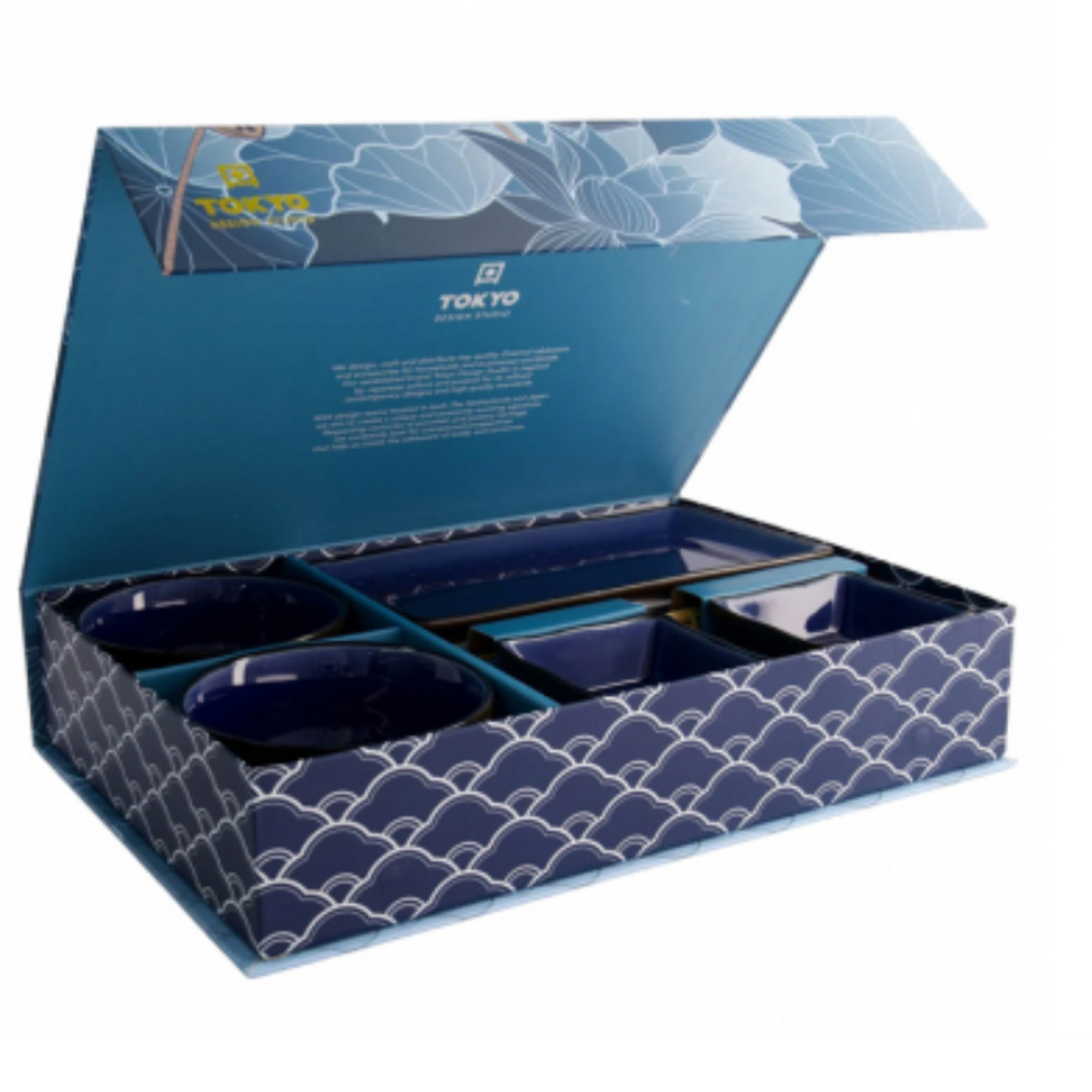 TOKIO DESIGN STUDIO - Sushiset, 8er-Set - Geschenkset in 3 verschiedenen Farben