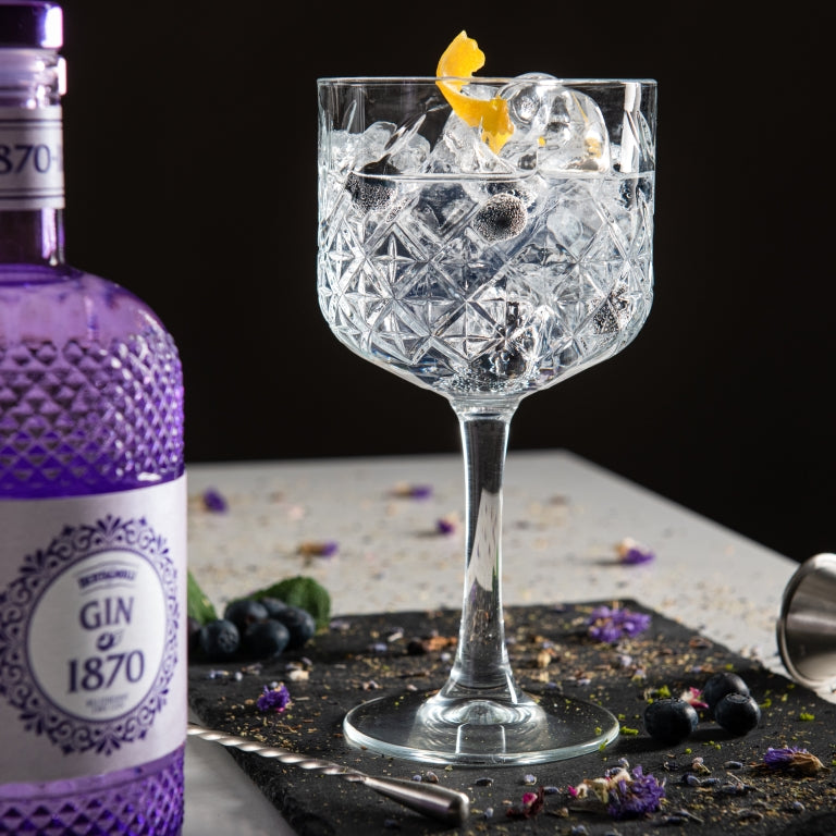 BERTAGNOLLI - Gin 1870 Raspberry und Blueberry Dry Gin - 70cl.