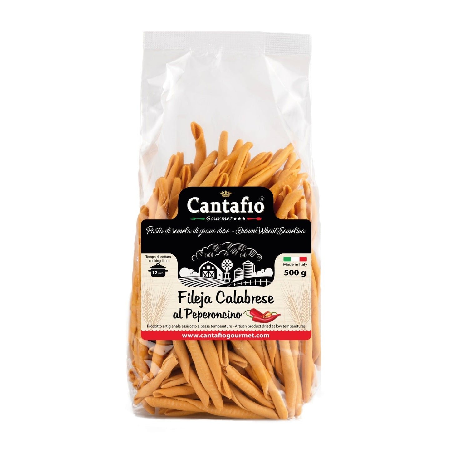 CANTAFIO GOURMET Fileja - Verschiedenen Geschmack - 500g