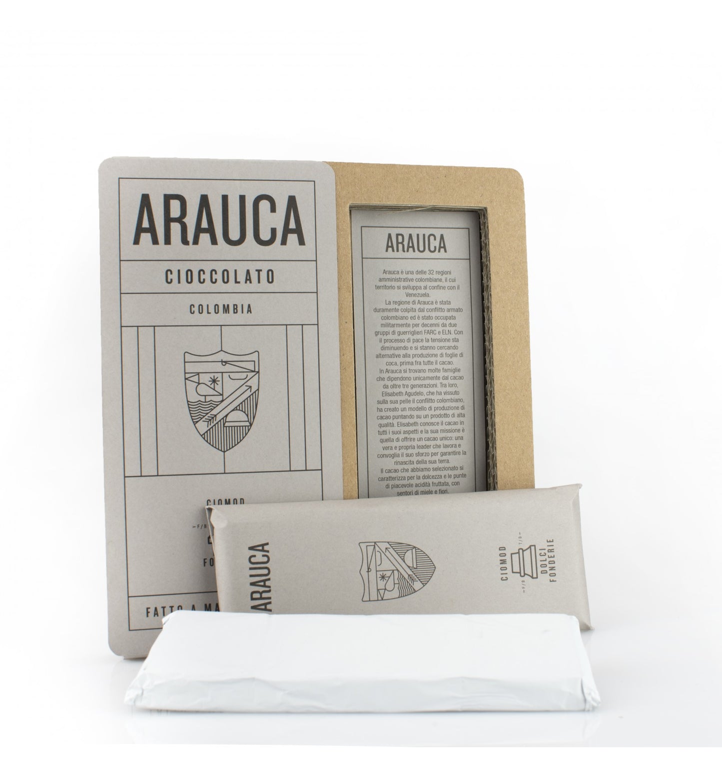 CIOMOD SCHOKOLADE DI MODICA IGP HUILA - ARAUCA - 100g