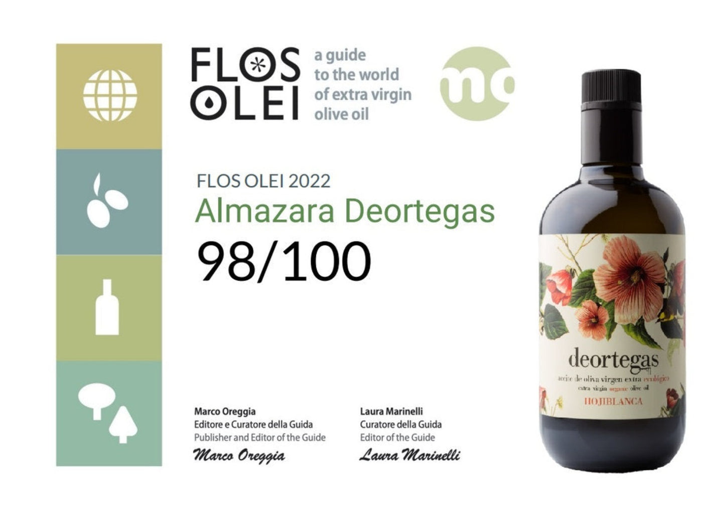 DEORTEGAS Olivenöl extra vergine Hojiblanca Bio - 500ml