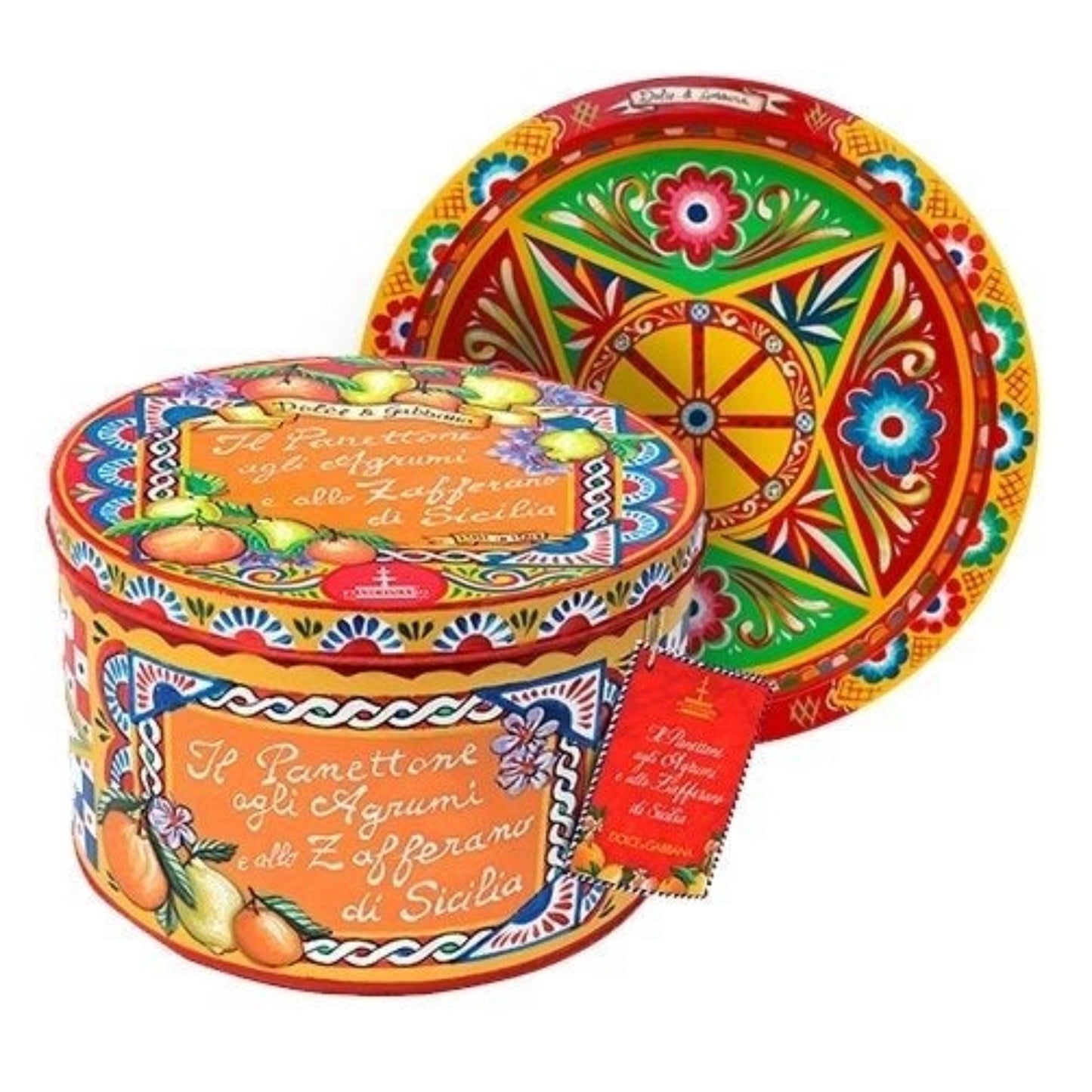 Panettone mit Zitrusfrüchten und sizilianischem Safran FIASCONARO und DOLCE&GABBANA 100g - 500g - 1kg