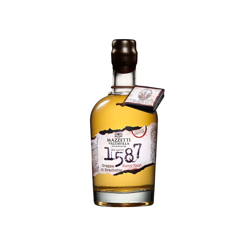 MAZZETTI - 1587 Grappa Brachetto 43% Vol. Sherry Finish - 500ml.