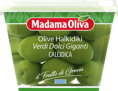 MADAMA OLIVA Grüne Riesenoliven aus Halkidiki Griechenland - 250g