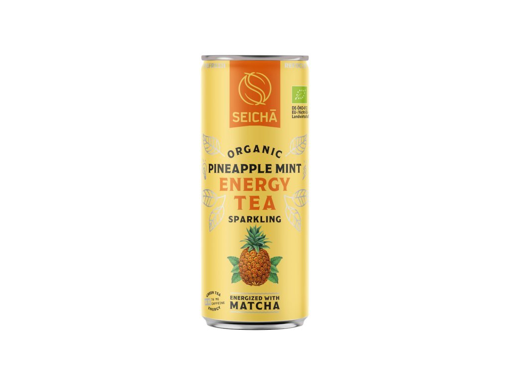 SEICHA Bio Energy Tee Dose Limette & Ingwer und Ananas & Minze - 250ml
