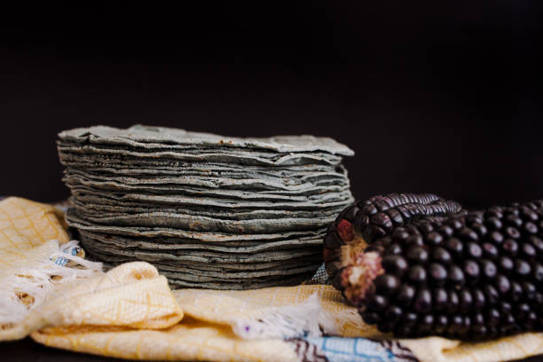 MASAMOR Gelb und Blau Mais Tortillas G Ø14cm - Ø10cm - Mexikanische Produkte