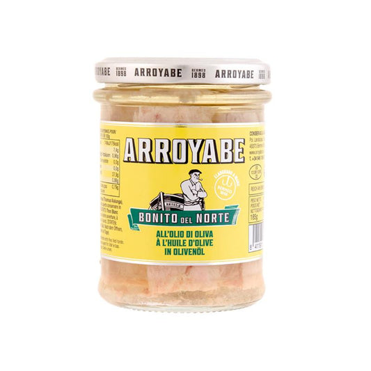 ARROYABE Weisser Thunfisch in Olivenöl - Dose 260g - Glas 185g