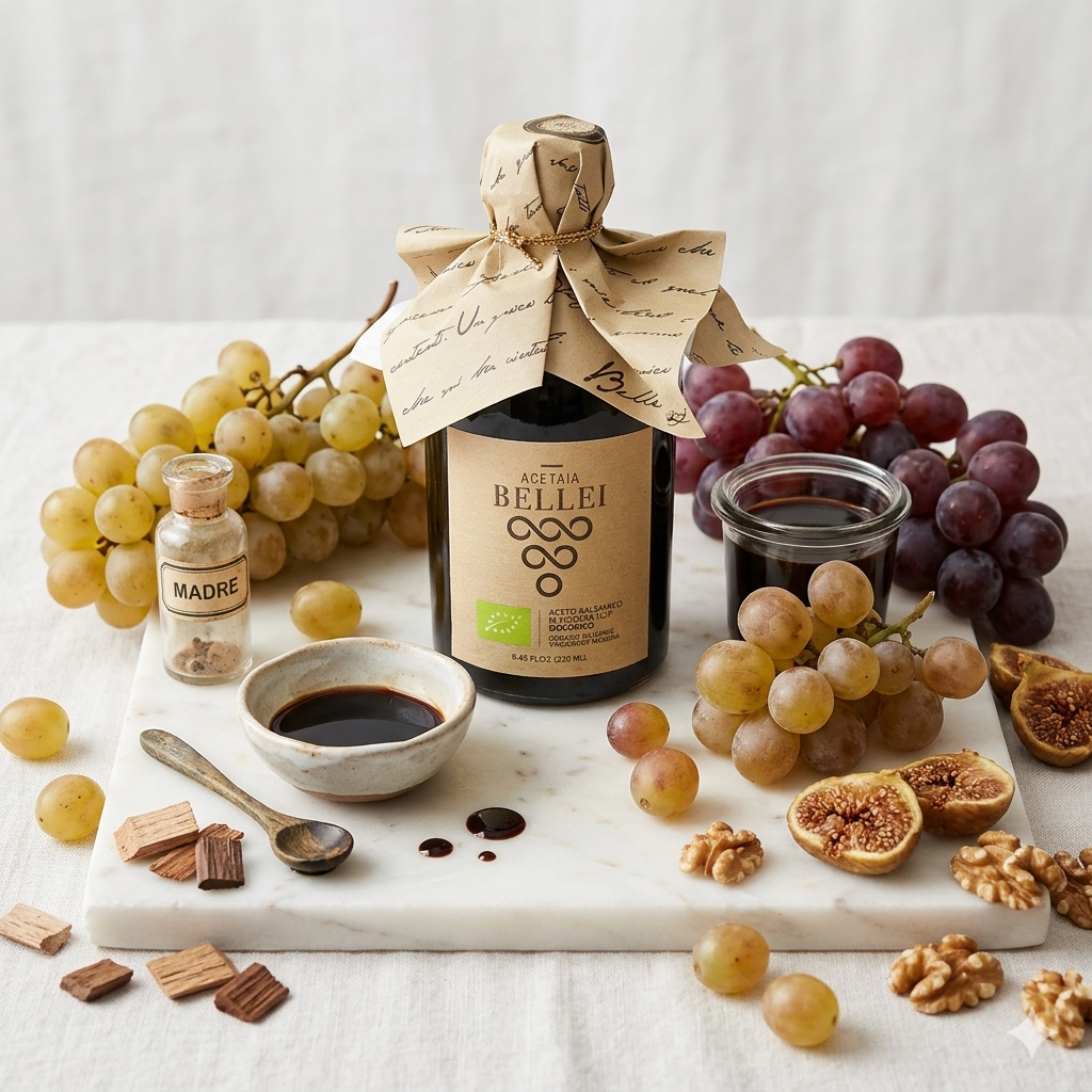 BELLEI Aceto Balsamico di Modena IGP Precious 1.33 Kontrollierter Anbau - 250ml