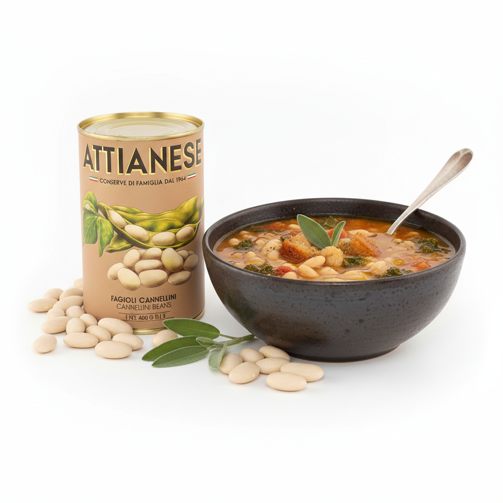 ATTIANESE Cannellini Bohnen 400g - Die Eleganz der italienischen Küche