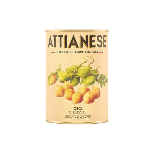 ATTIANESE Kichererbsen (Ceci) 400g – Premium Qualität aus Italien