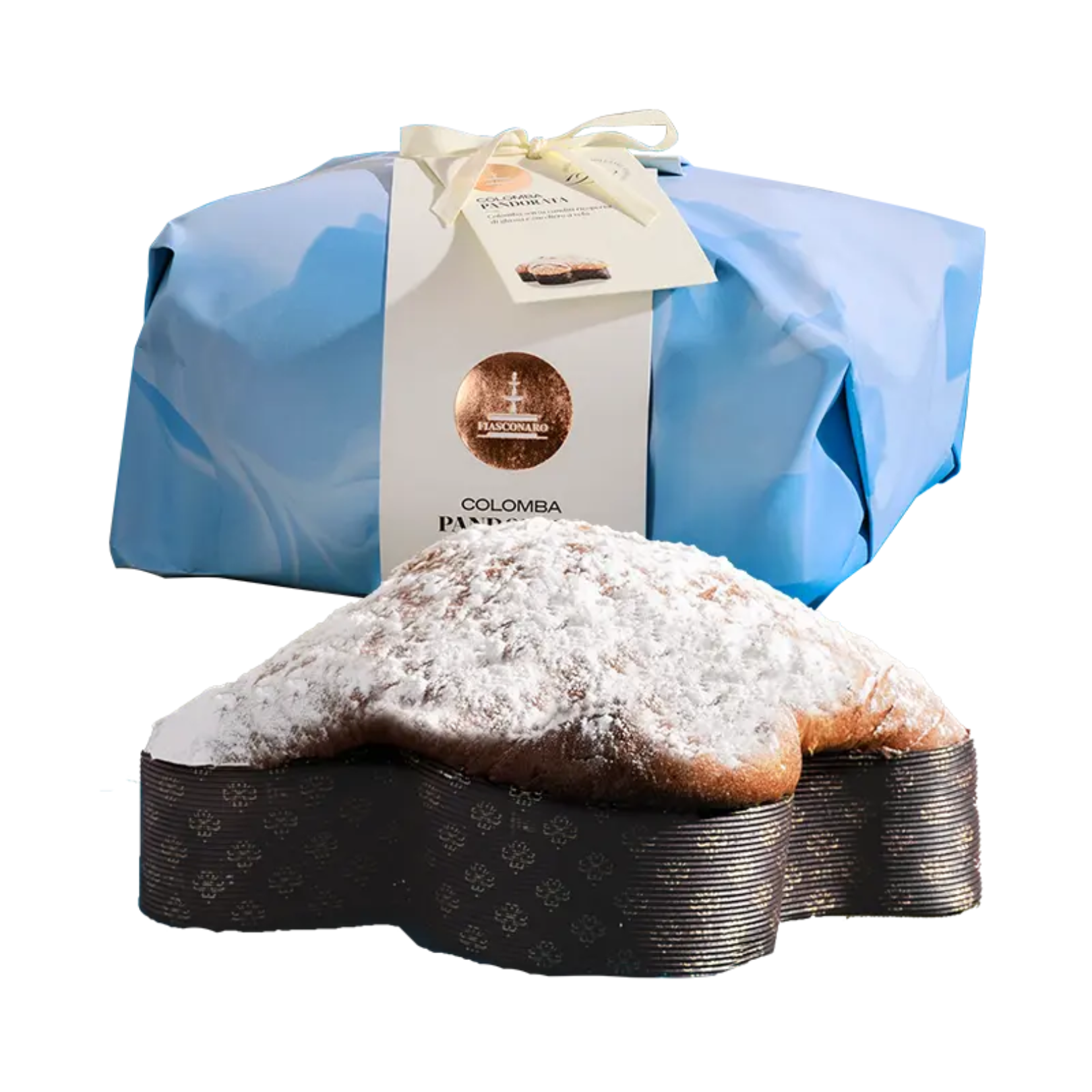 Fiasconaro Colomba Pandorata handverpackt mit Puderzucker kaufen online