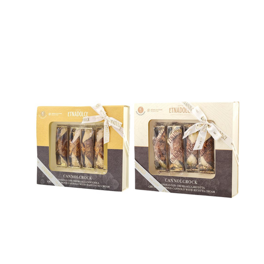 ETNADOLCE Cannoli: Ricotta und Haselnussfüllung - 120 g