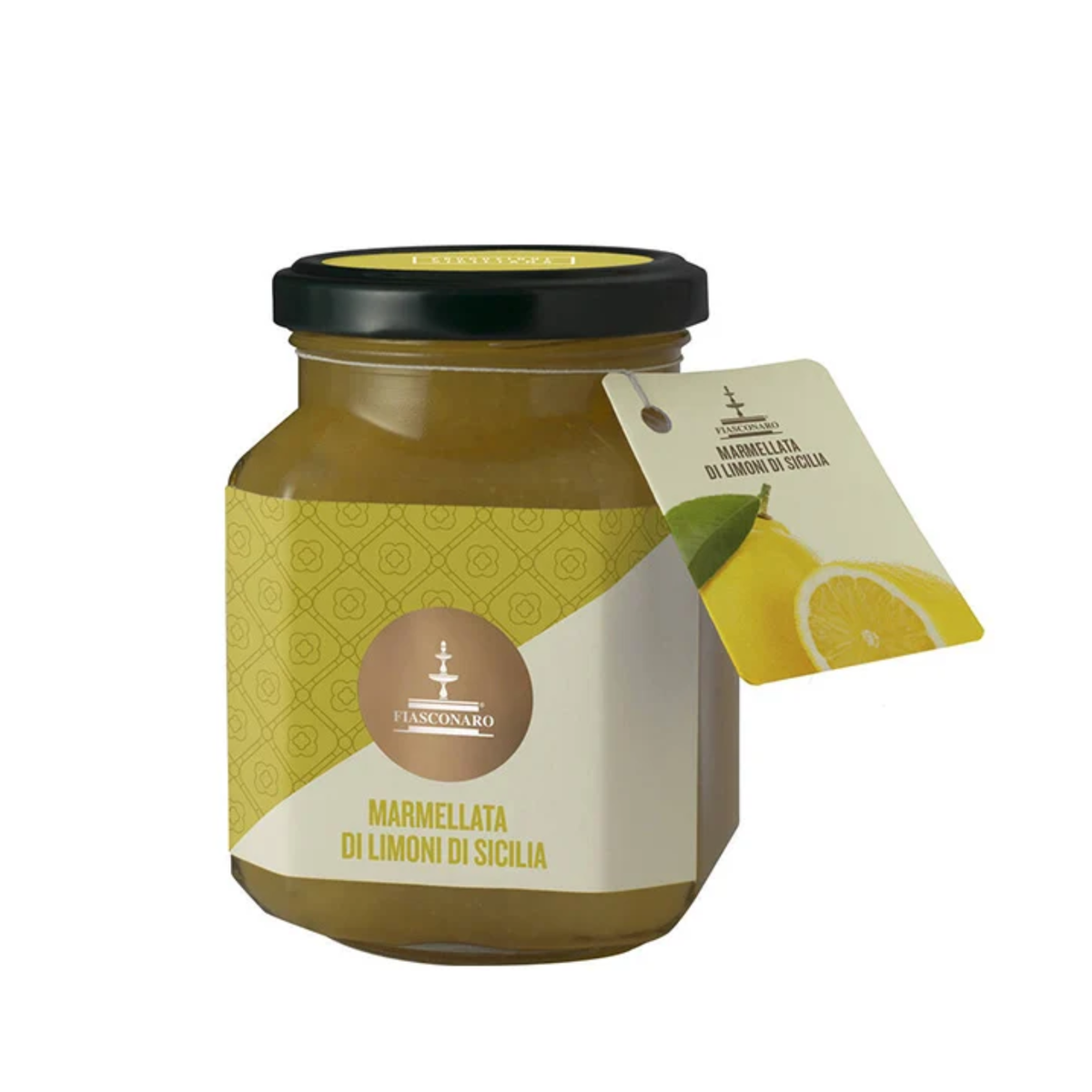 FIASCONARO Luxus-Geschenkset "Gift Box Montenero" (Präsenter mit Panettone, Schokoladentorrone & Zitronenmarmelade)