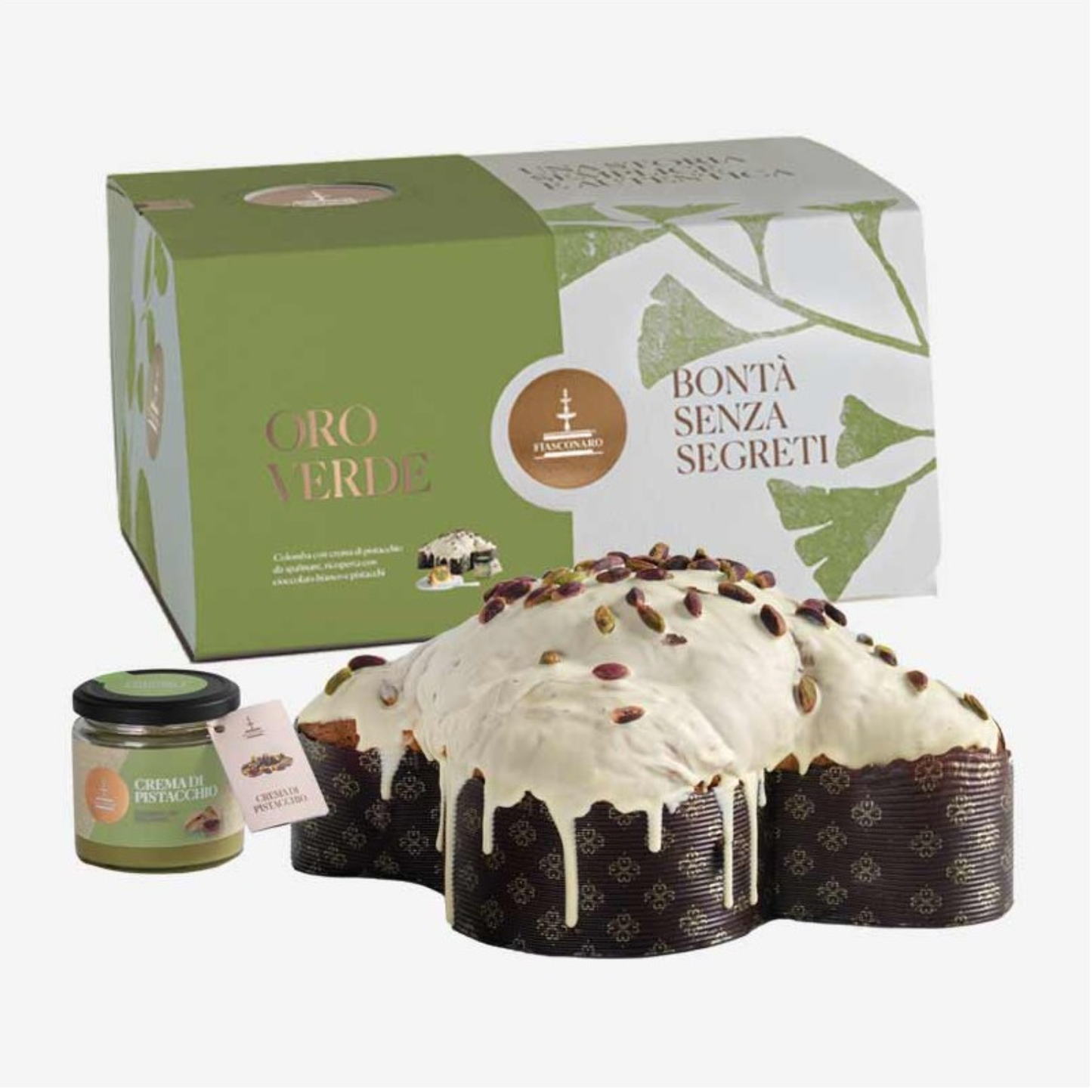 Exklusive Fiasconaro Colomba Oro Verde 1kg kaufen Schweiz – Premium Pistazien-Panettone für Ostern