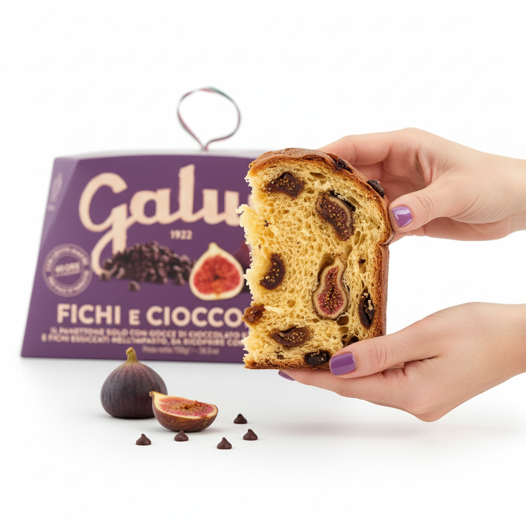 GALUP Panettone Fichi e Cioccolato 750g | Feigen-Schokolade Gebäck
