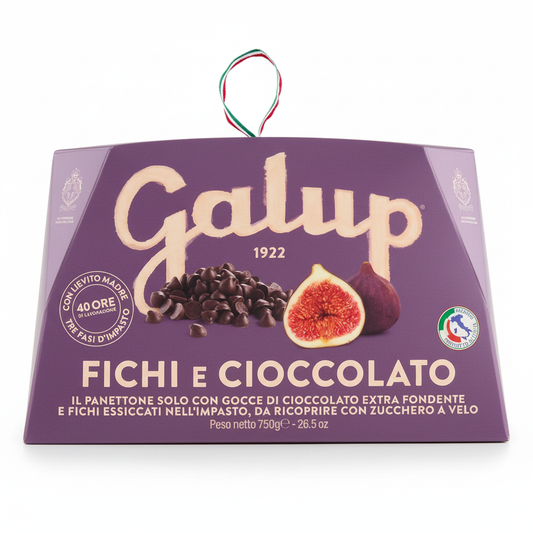 GALUP Panettone Fichi e Cioccolato 750g | Feigen-Schokolade Gebäck