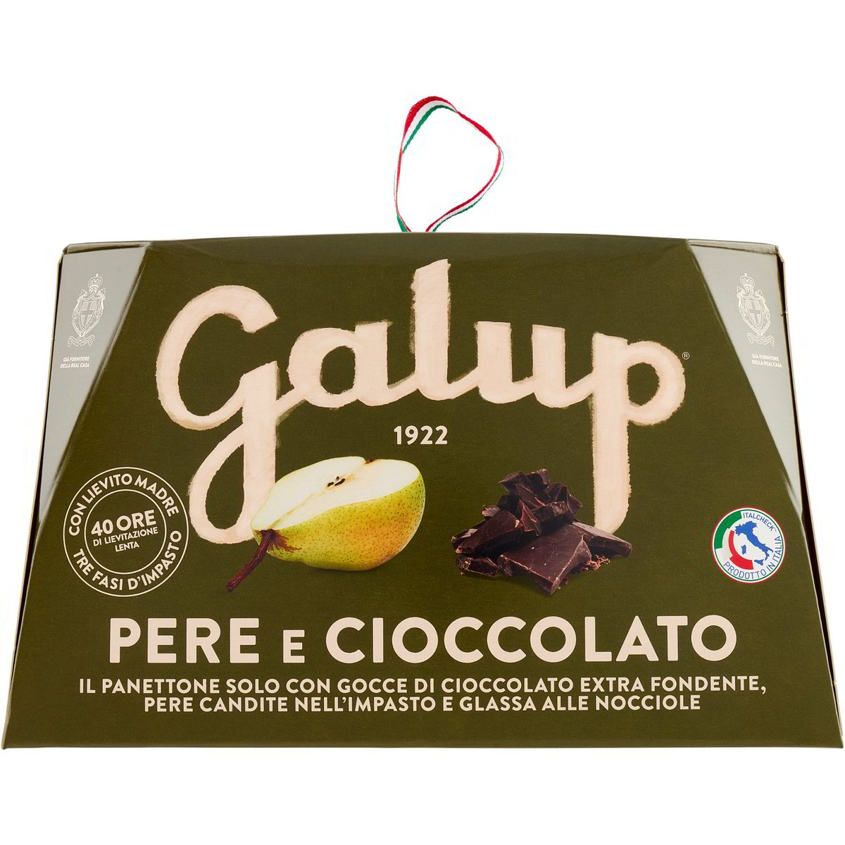 GALUP Panettone Pere & Cioccolato 750g: Edle Birne und Zartbitterschokolade