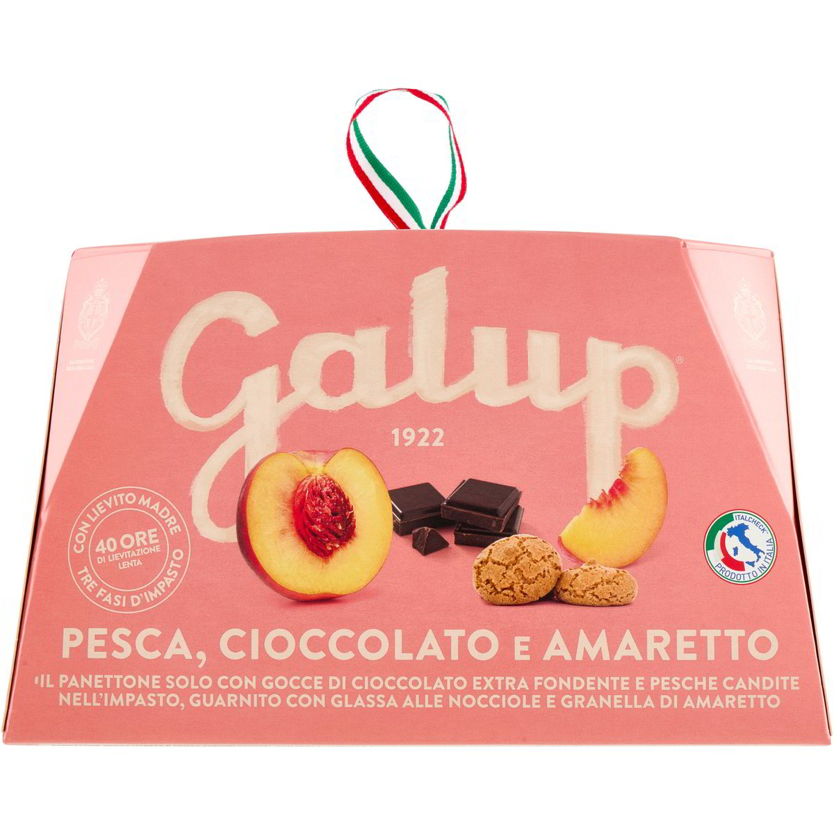 GALUP Panettone Pfirsich, Schokolade & Amaretto 750g | Exklusiv Kaufen