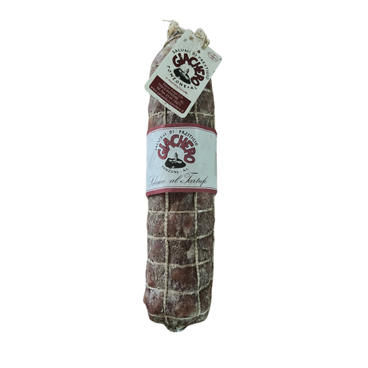 GIACHERO Trüffelsalami (Salame al Tartufo) aus dem Piemont | Exklusiv bei Hollenstein Gourmet ca. 480-550g