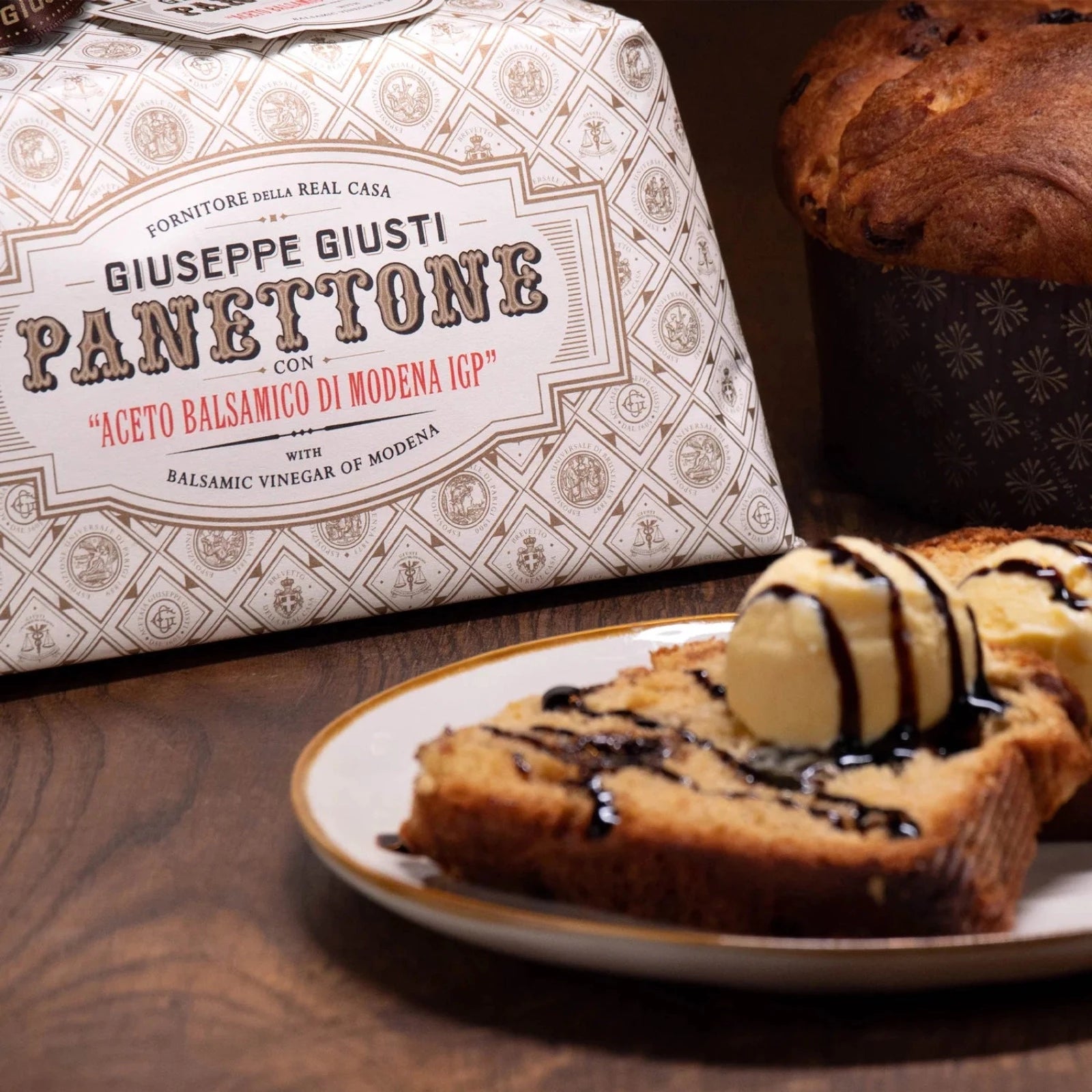 Giusti_Panettone_Balsamico_mit_eiscreme