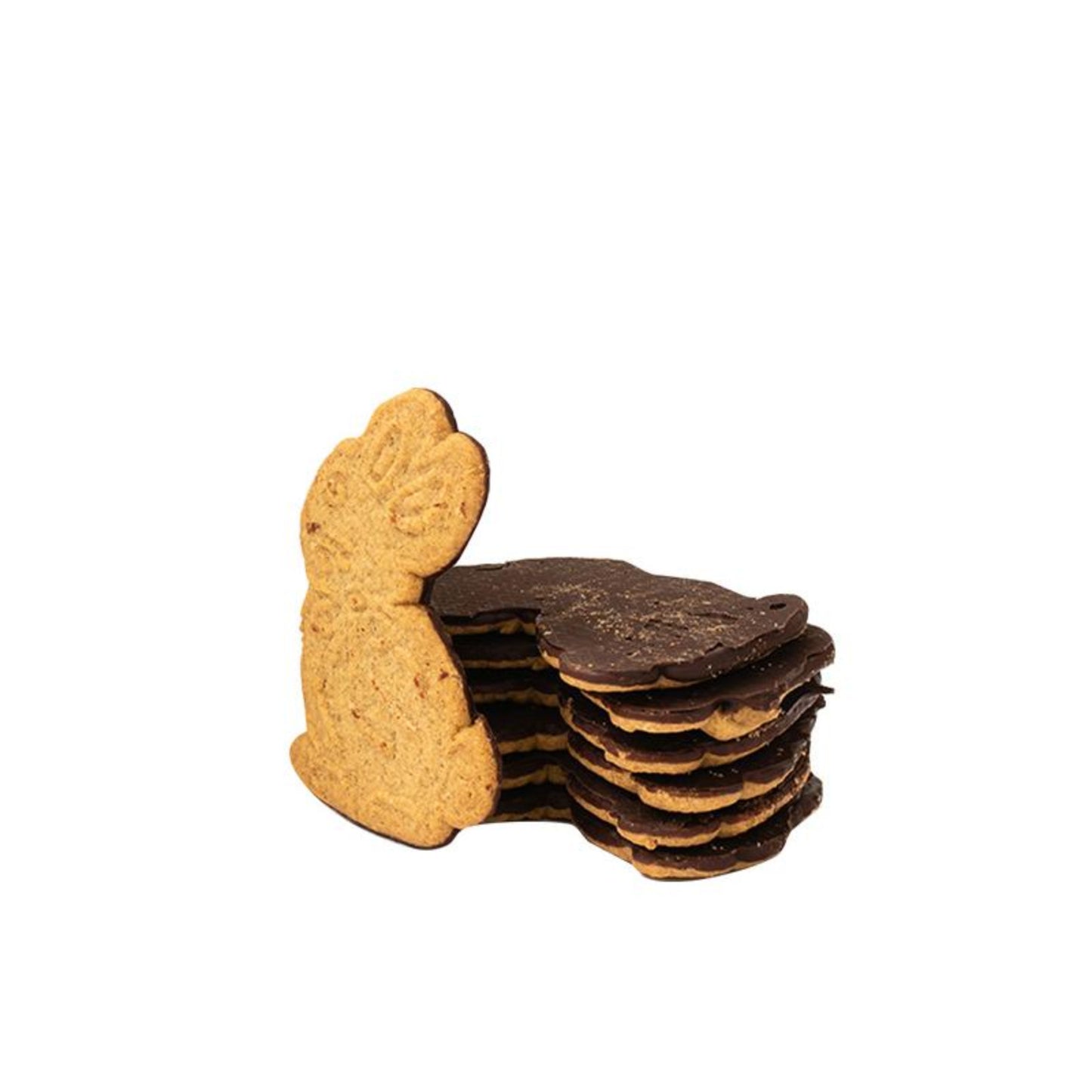 Glutenfreie Bio-Zitronenkekse in Hasenform mit Zartbitterschokolade -  Bio-Butter und Vanille - Hollenstein Gourmet