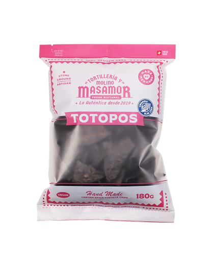 MASAMOR Totopos (Tortilla-Chips) - Gelbe und Blaue Mais - Mexikanische Produkte