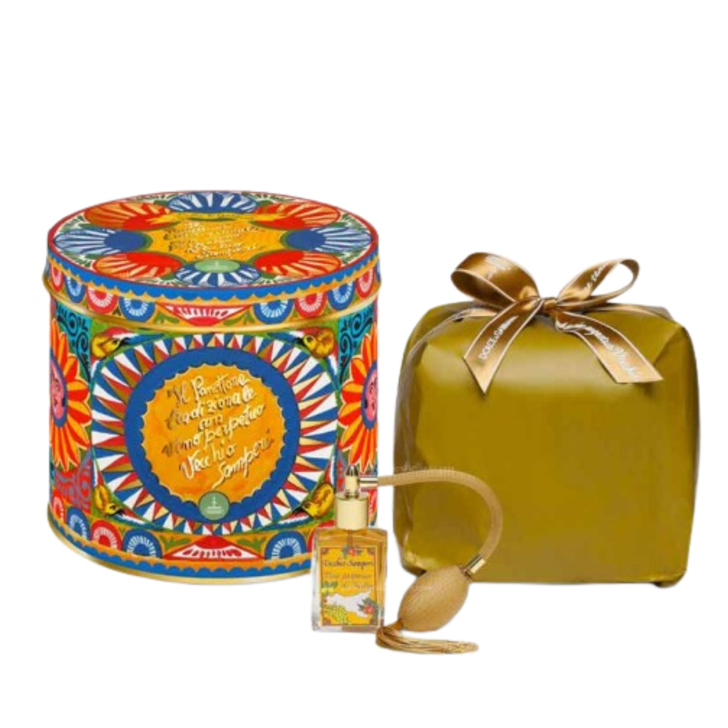 D&G FIASCONARO TRADITIONELLER PANETTONE MIT VECCHIO SAMPERI PERPETUAL WEIN