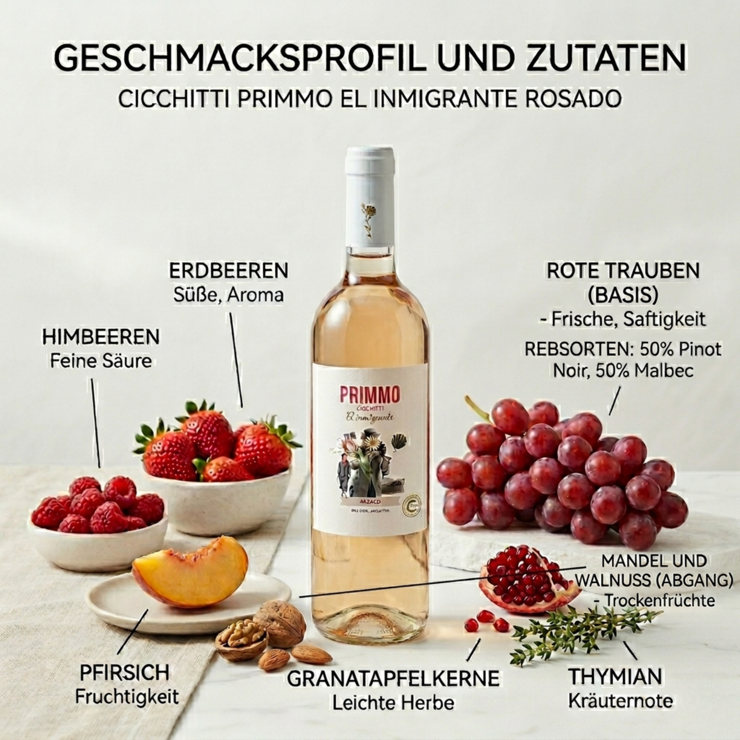 CICCHITTI Primmo Rosado – Ein Hauch von Mendoza Sommer im Glas 75cl.