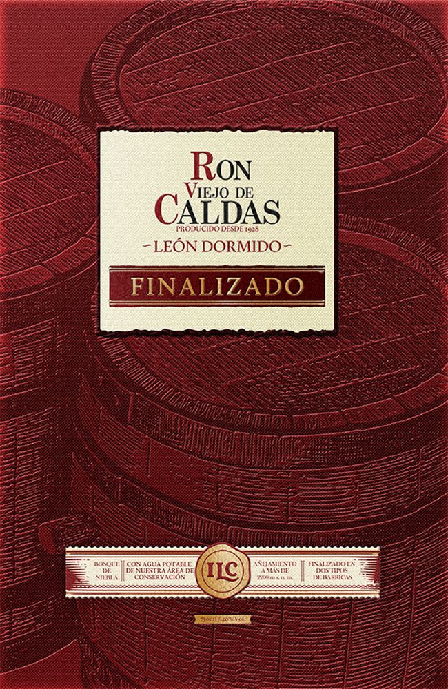 Ron Viejo de Caldas LEON DORMIDO FINALIZADO 40%vol. - 750ml