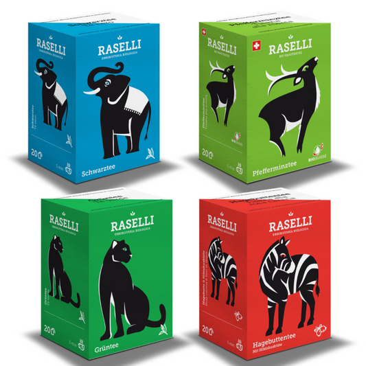 RASELLI BIO Tee Beutel - Tee Klassiker für den Alltag - 24g