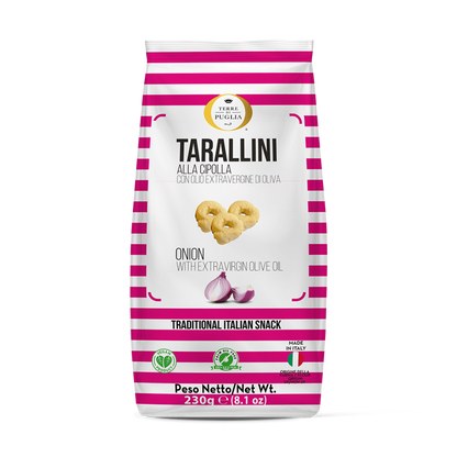 TERRE DI PUGLIA Tarallini - Traditionelle Apulische Snacks 230g