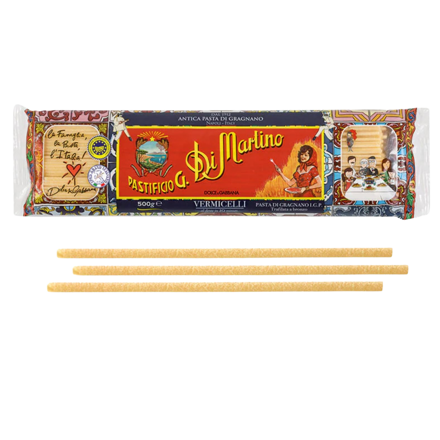 PASTIFICIO DI MARTINO GAETANO & F.LLI S.P.A Vermicelli Dolce e Gabbana - 500g