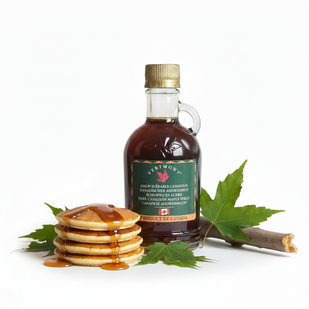 VERTMONT Ahornsirup – Reiner kanadischer Ahornsirup (250ml / 1L) (Grad A)