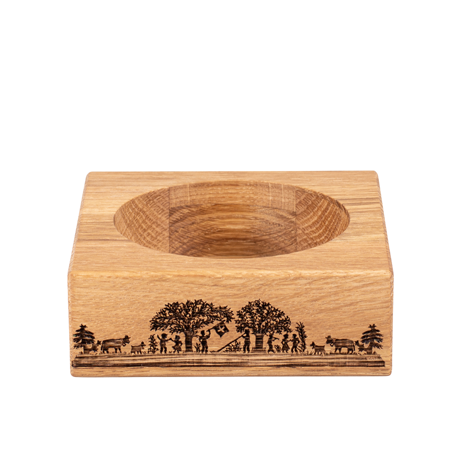 Design-Weinhalter aus Eichenholz – Schweizer Tradition für Ihren Genusstisch