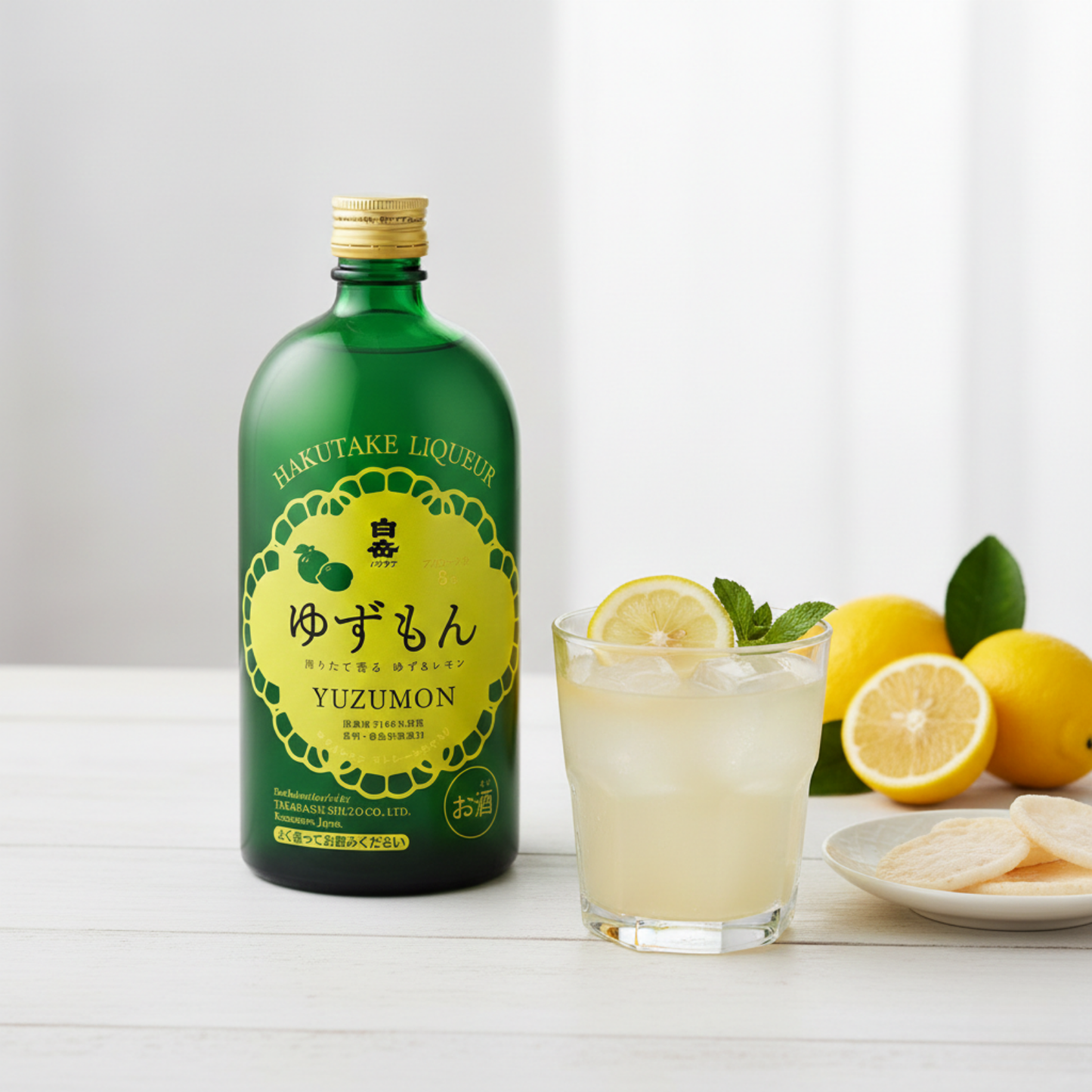 HAKUTAKE Shochu Yuzumon - Premium Yuzu Likör 720ml