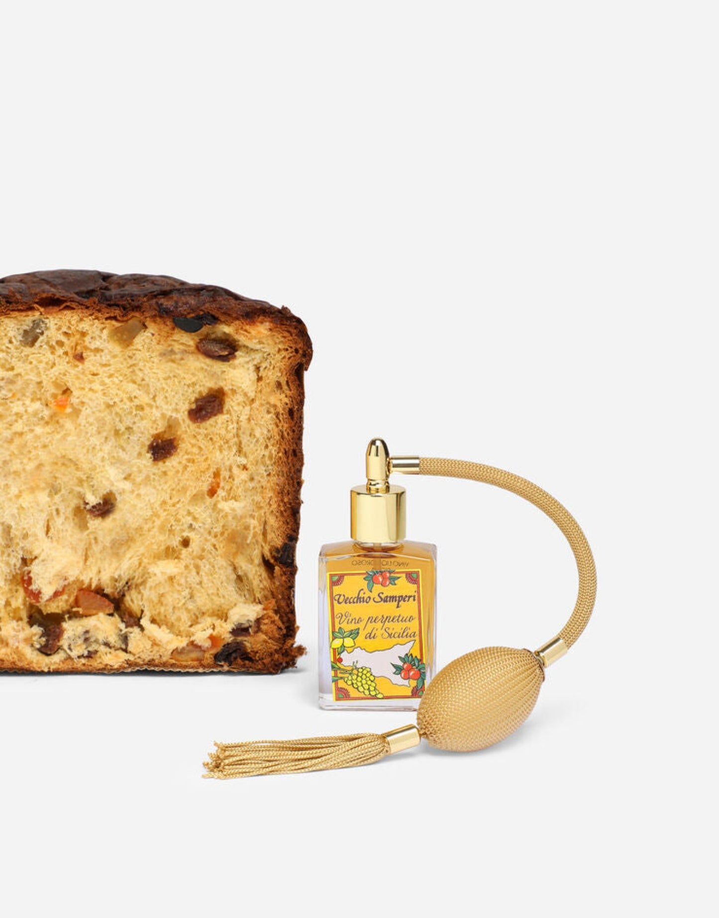 D&G FIASCONARO TRADITIONELLER PANETTONE MIT VECCHIO SAMPERI PERPETUAL WEIN