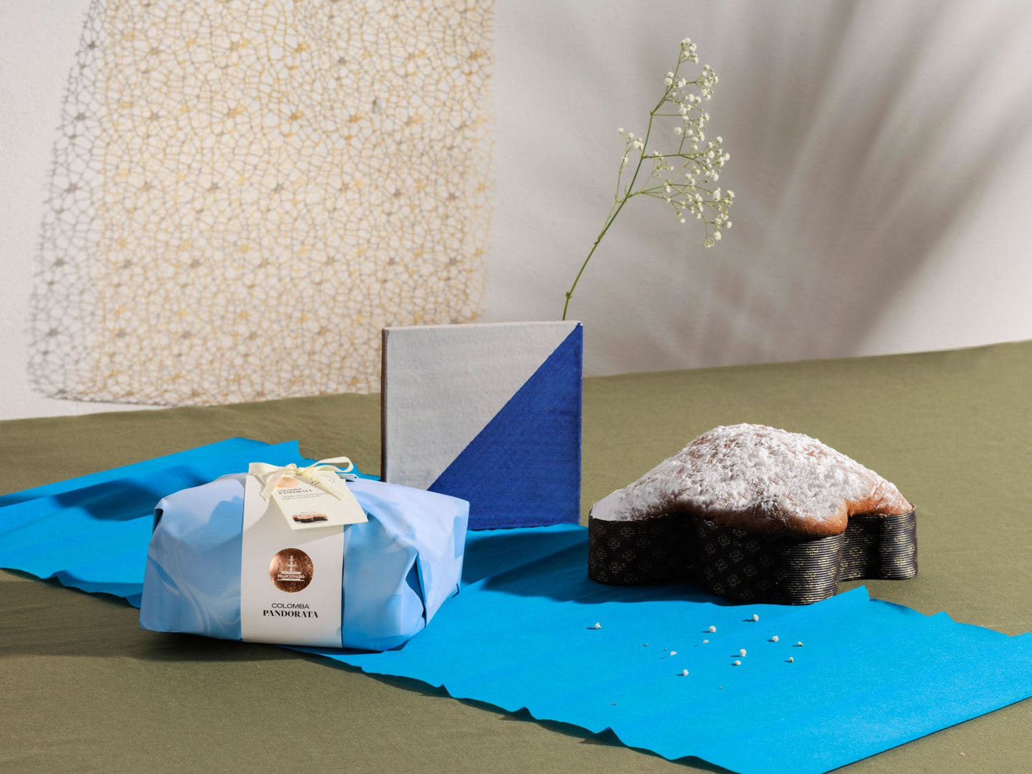 Fiasconaro Colomba Pandorata handverpackt mit Puderzucker - Ostern-2026